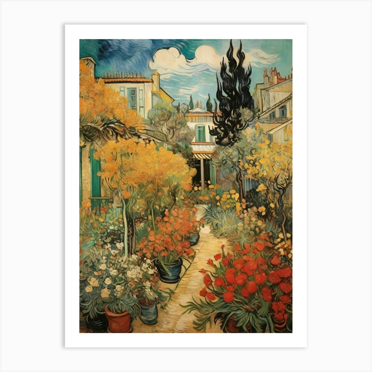 Garden Of Flowers Art Print Art Print By Md Nazmul Hasan Fy Garden Of Flowers Art Print Art Print By Md Nazmul Hasan Fy