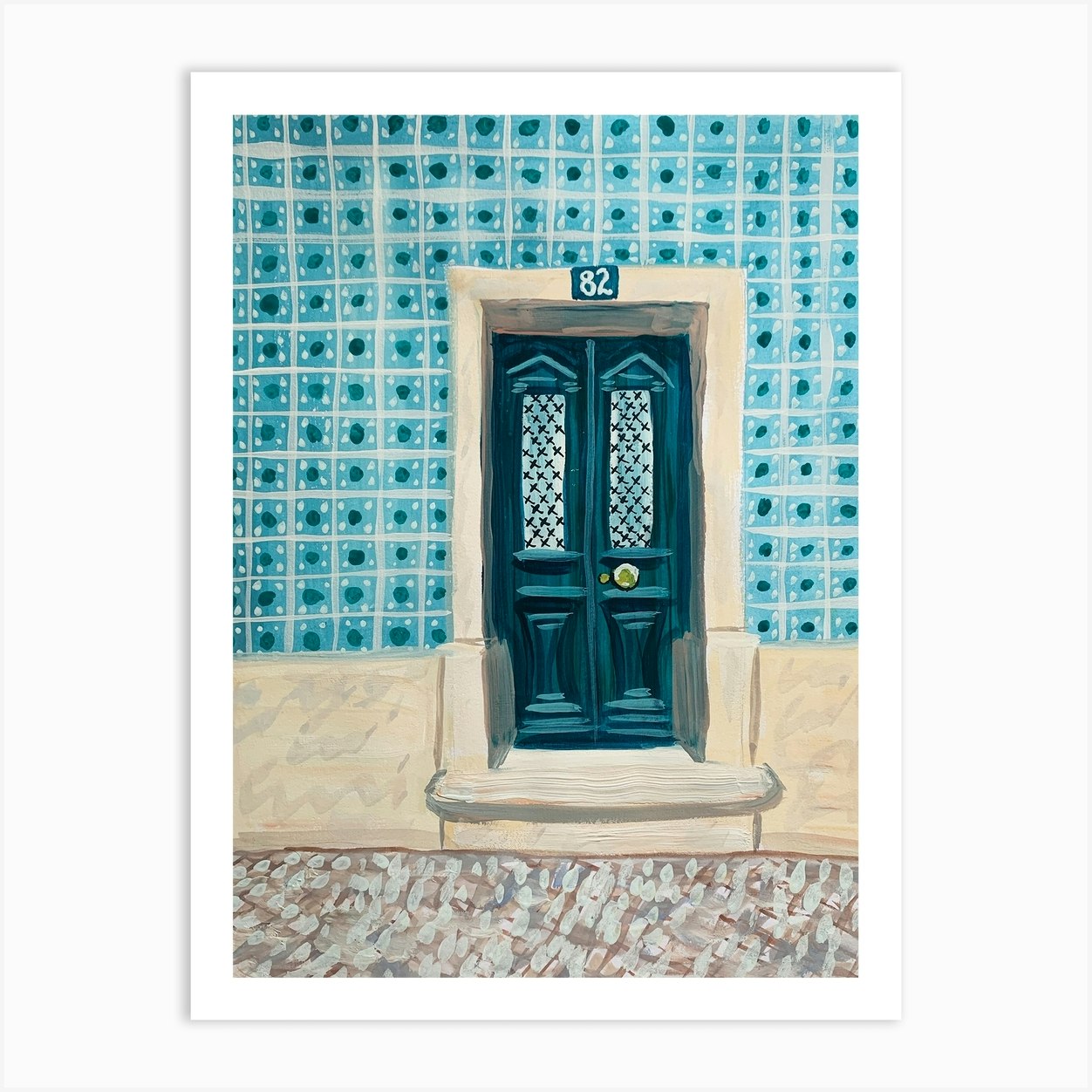 Tiles Art Print by Key and Sea Creative Fy