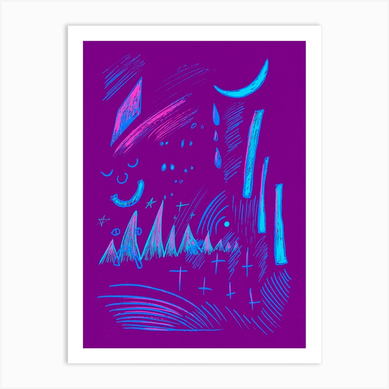 Cycles Print "Cooler" Art Print by Jordan Levine Fy