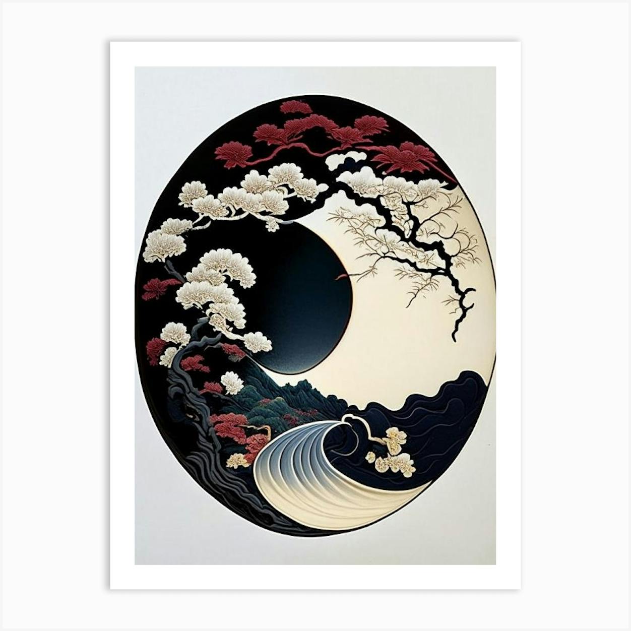 エリックエルムズ Eric Elms アート 陰陽 Yin-Yang 絵画