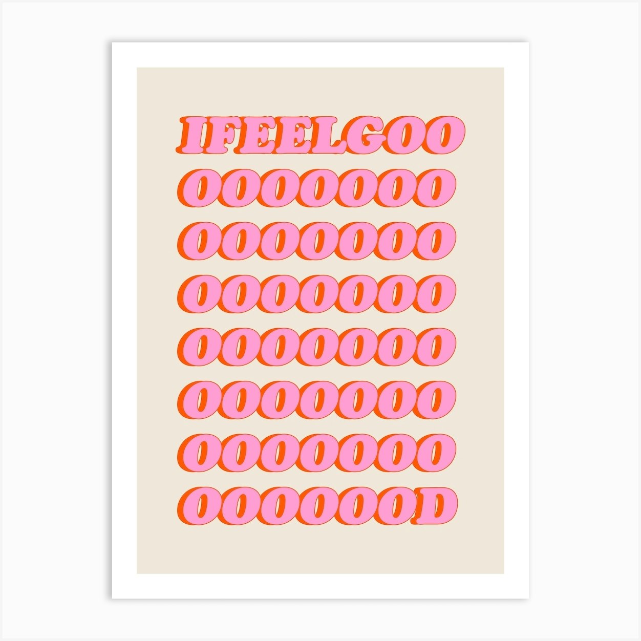 I Feel Good Art Print by Fy