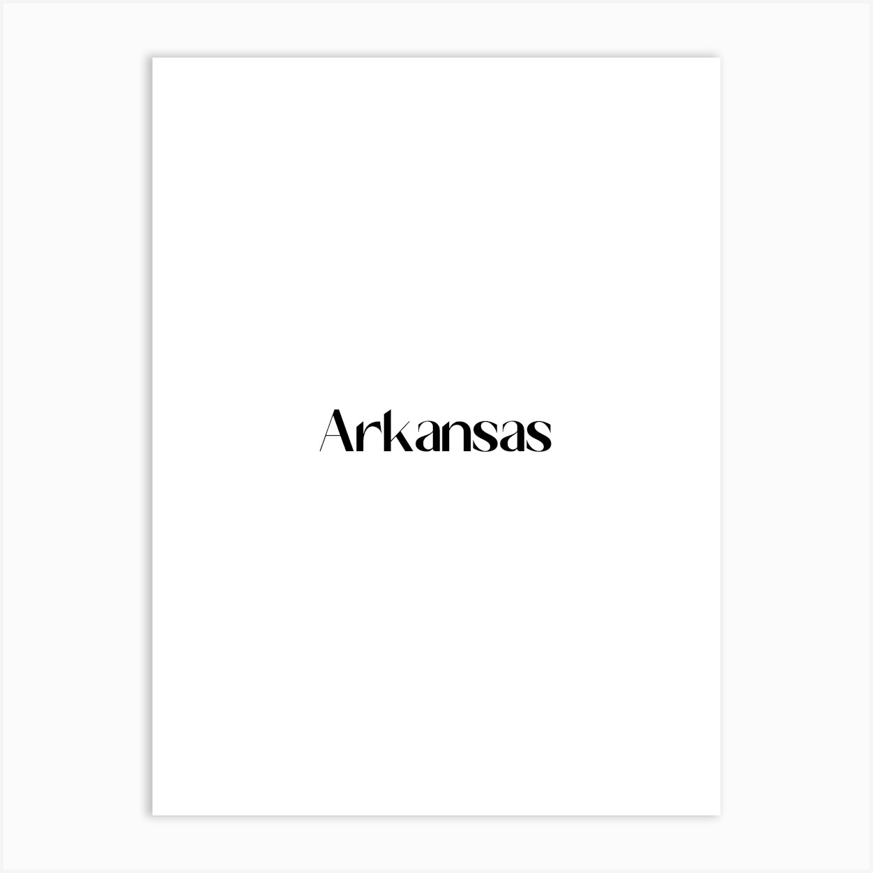 Arkansas Logo Art Print by Olivia Arts - Fy