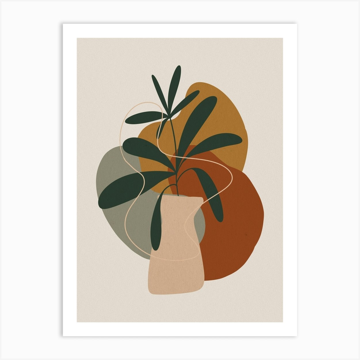 Shapes 5 Art Print by Gush Art Studio - Fy