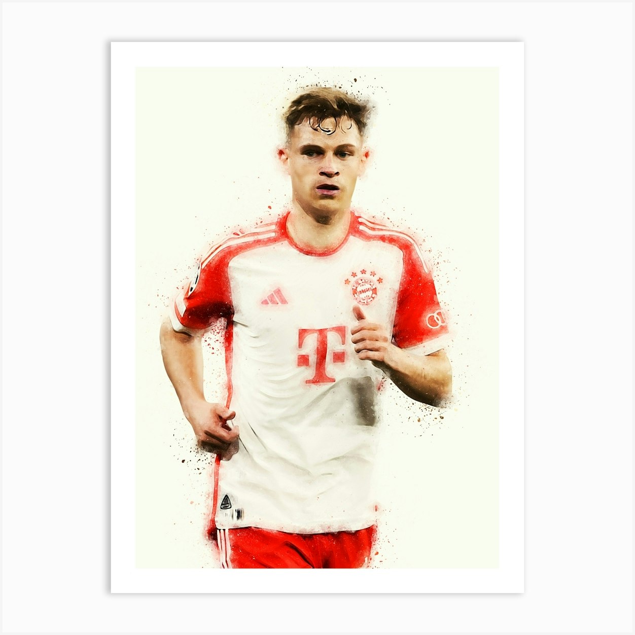 Joshua Kimmich Painting Art Print by KunStudio - Fy