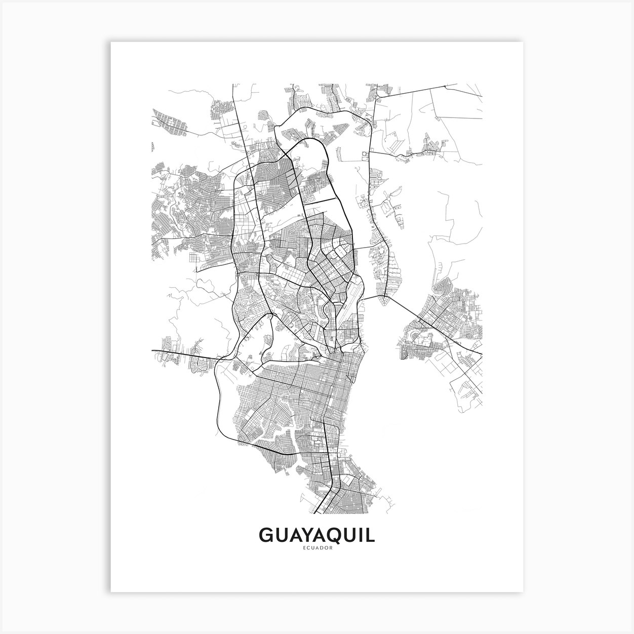 Guayaquil Art Print by Atlas Prints - Fy