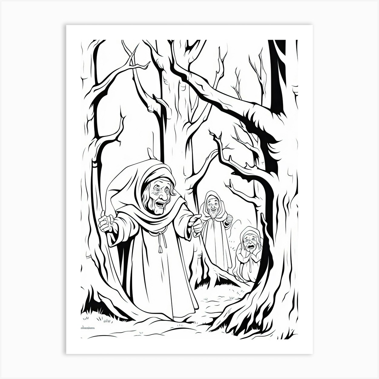 The Dark Forest (Snow White And The Seven Dwarfs) Fantasy Inspired Line ...