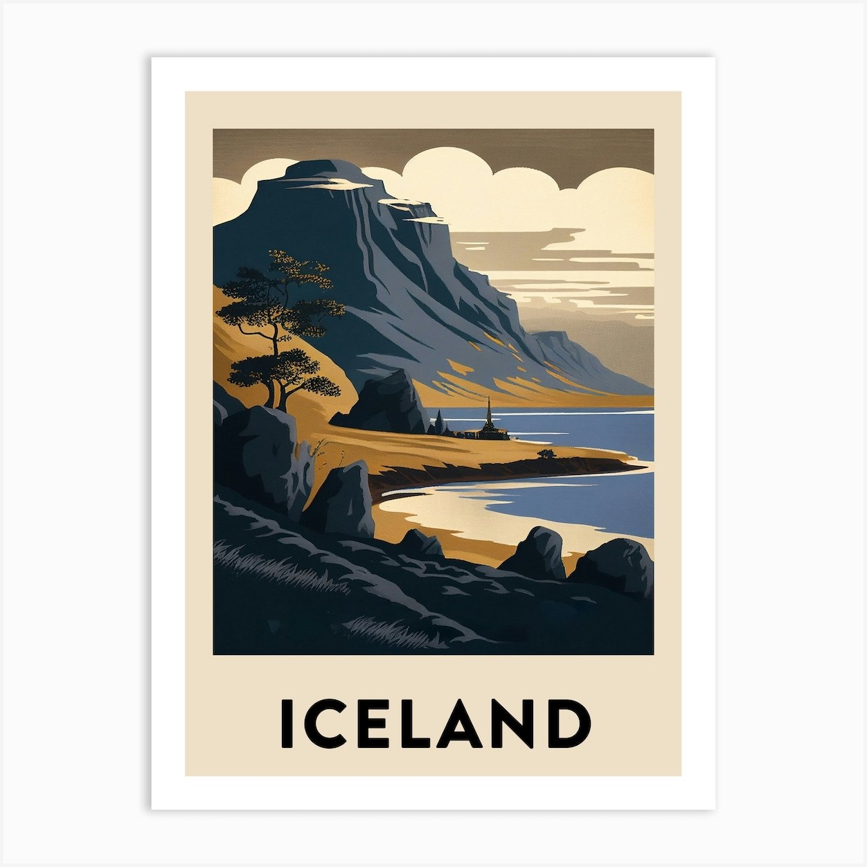 Iceland 6 Art Print by Travel Poster Collection - Fy