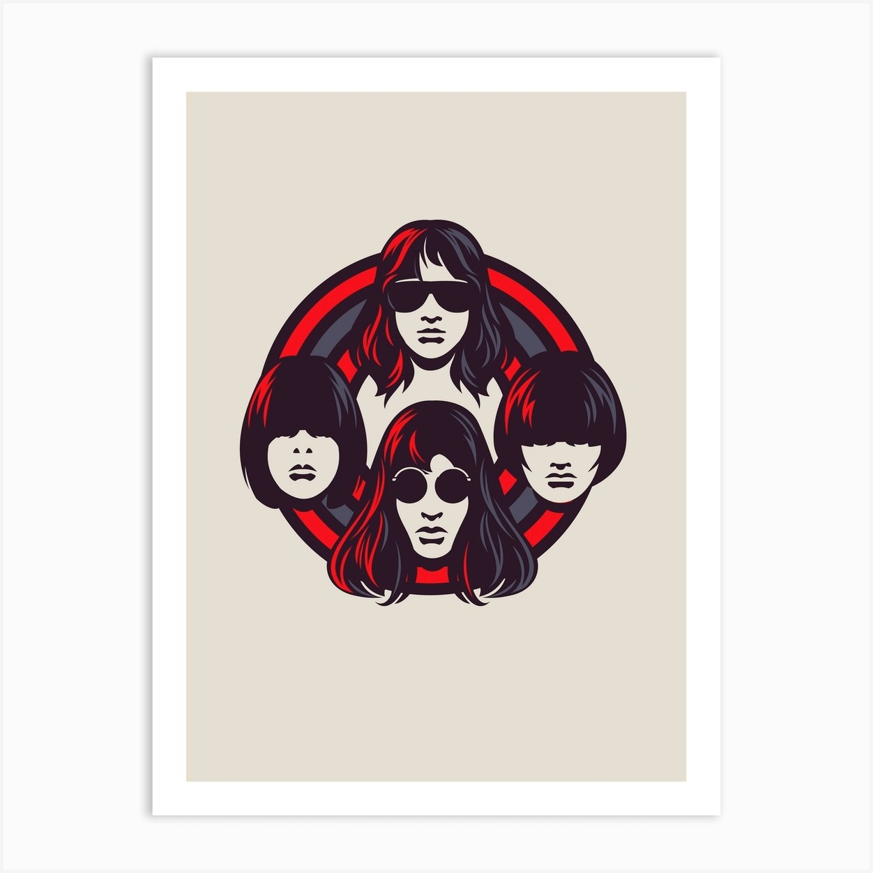 Ramones Art Print By Bruno Morphet Fy