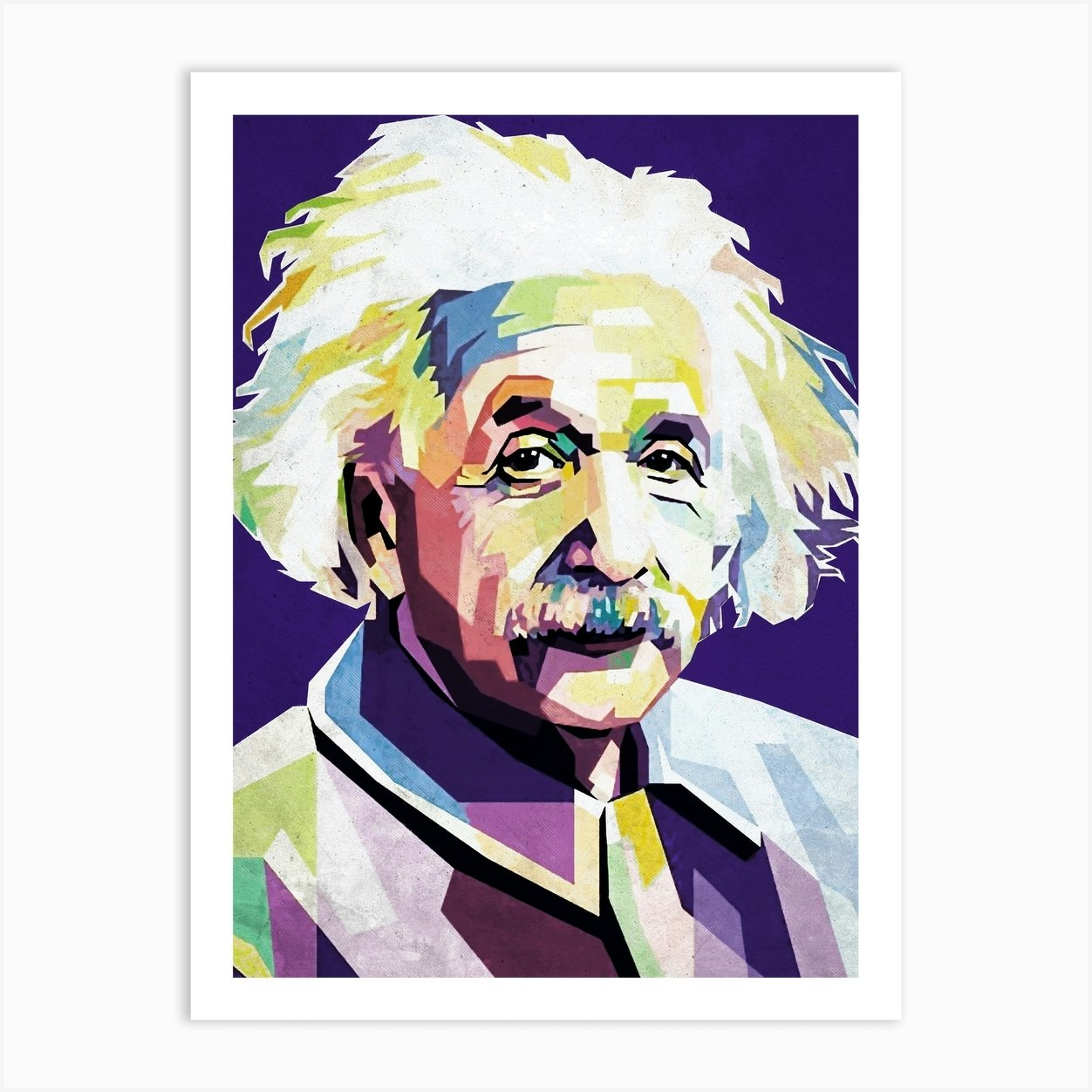 Abstract Albert Art Print by Underdott Art - Fy