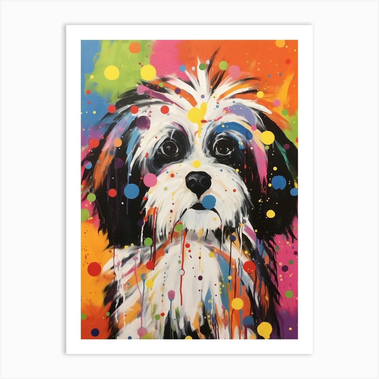 Shih tzu sales pop art