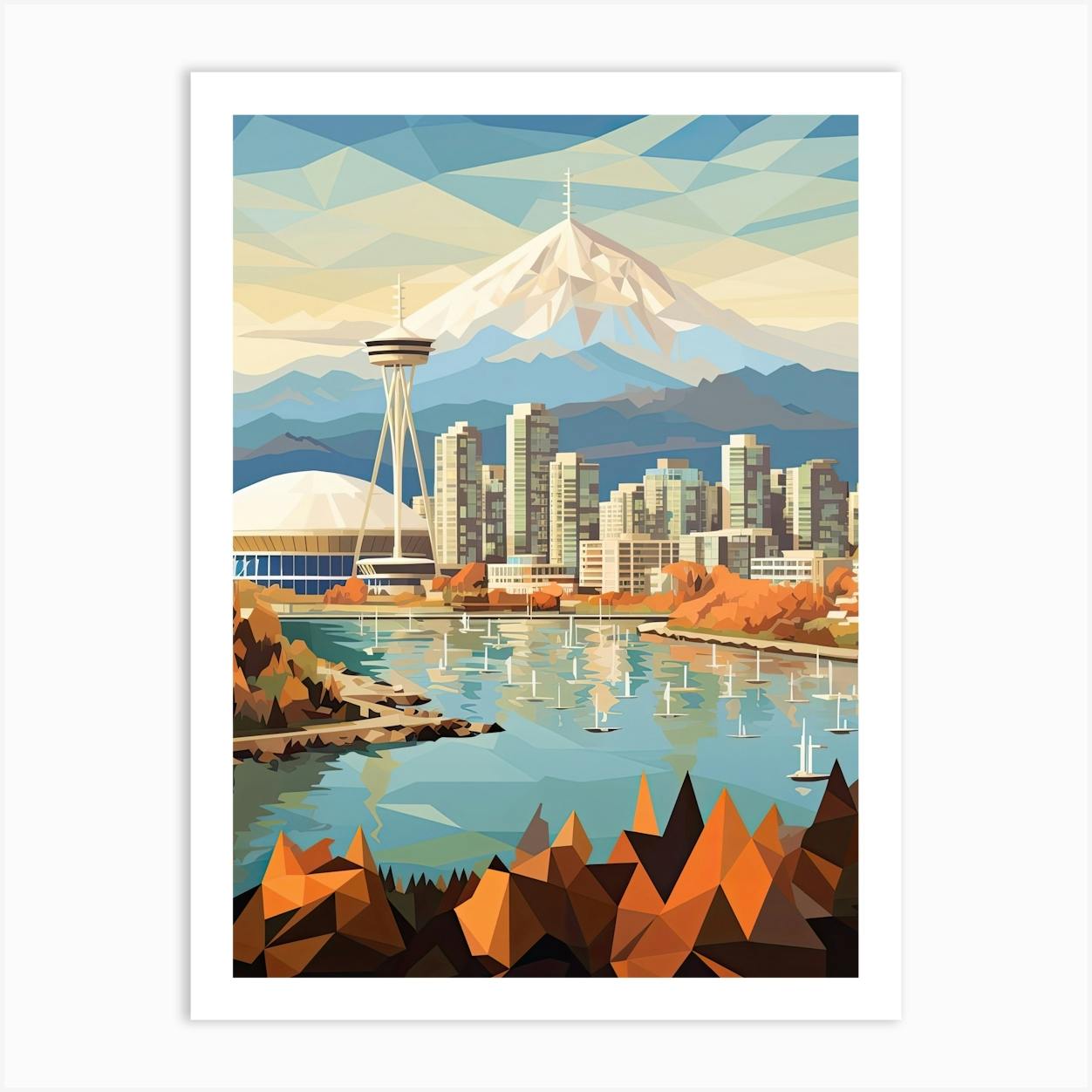 Vancouver photo on canvas City wall art Vancouver wall deals art Modern wall print Architecture wall art Canada street photo Architecture photo