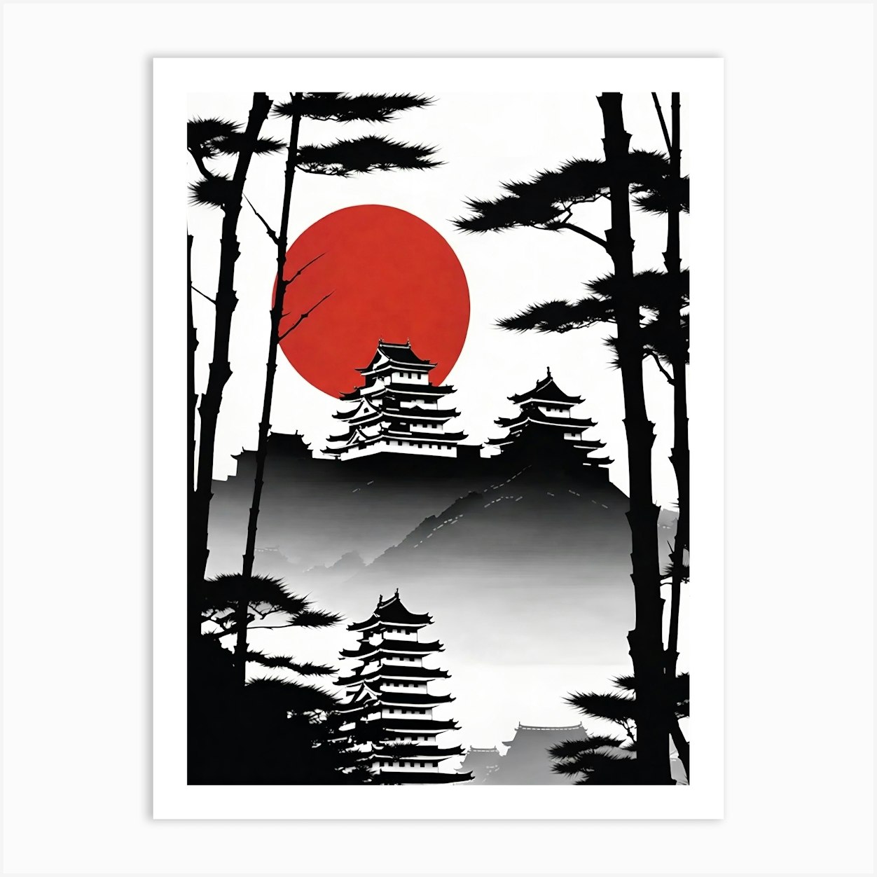 Traditional Japanese Art 1 Art Print by A Thousand Words - Fy