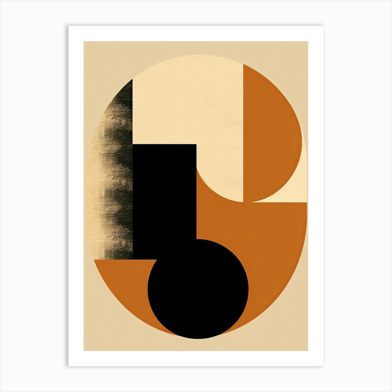 Abstract Painting Mid Century Art Print by Art-Syndicate - Fy Abstract Painting Mid Century Art Print by Art-Syndicate - Fy