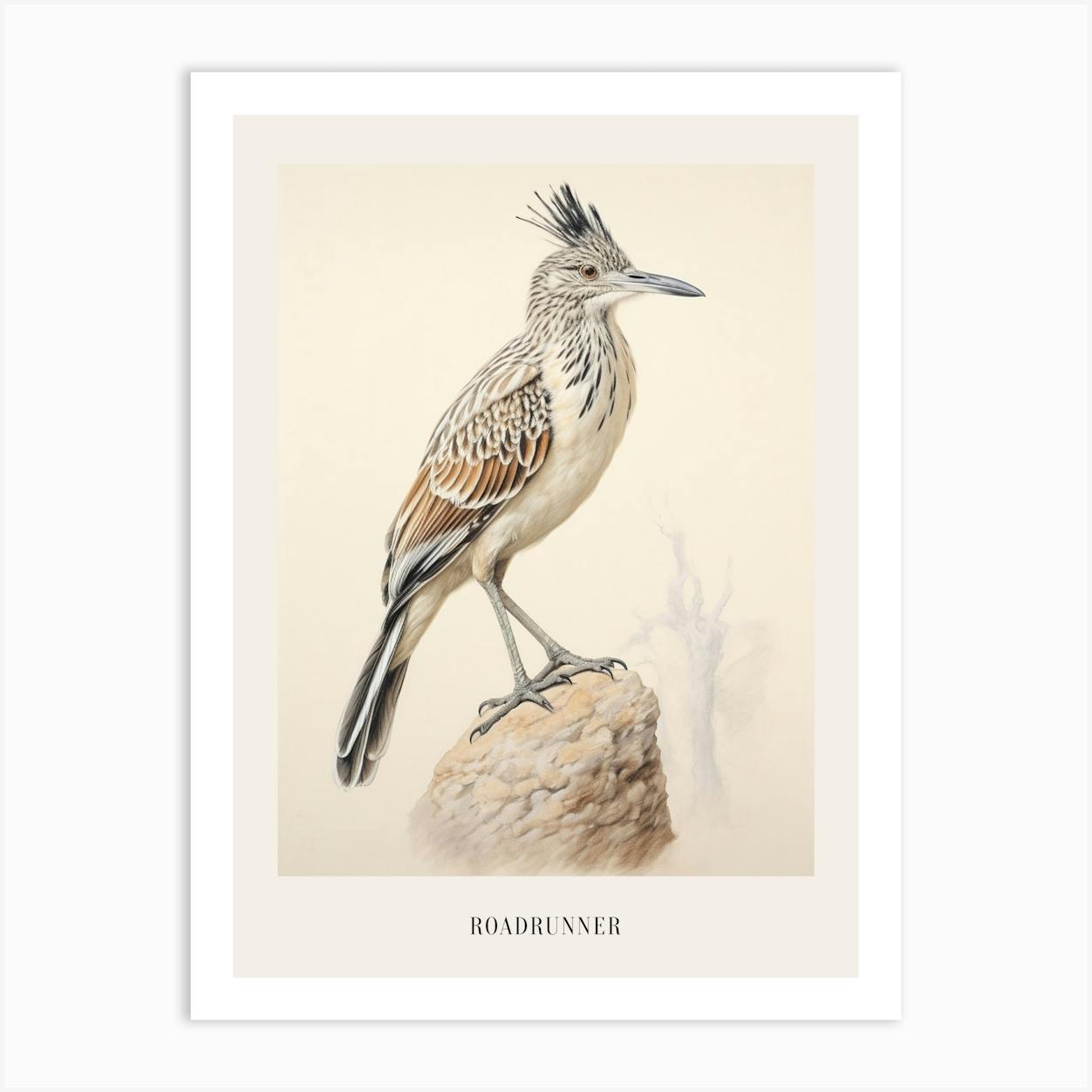 Vintage Bird Drawing Roadrunner 2 Poster Art Print By Feathered Muse Fy   5aa29f5c 8b4d 44d8 9745 Aafe766b103f 