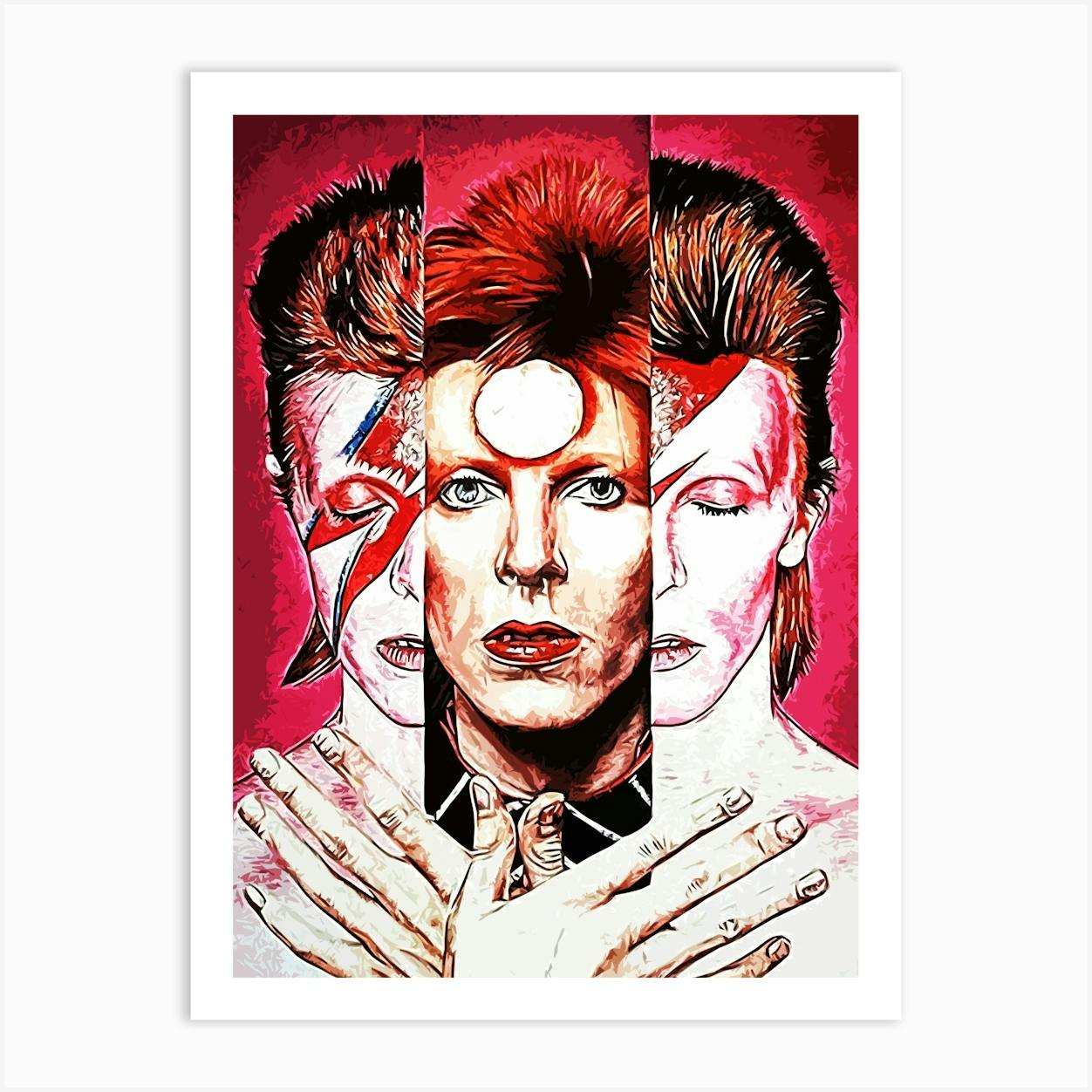 David Bowie 1 Art Print by music soul - Fy