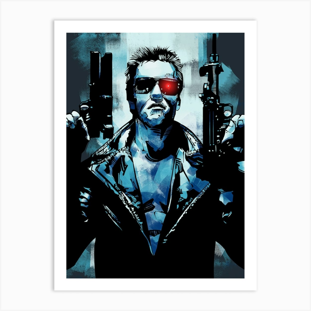 Terminator 3 Art Print by Nikita Abakumov - Fy