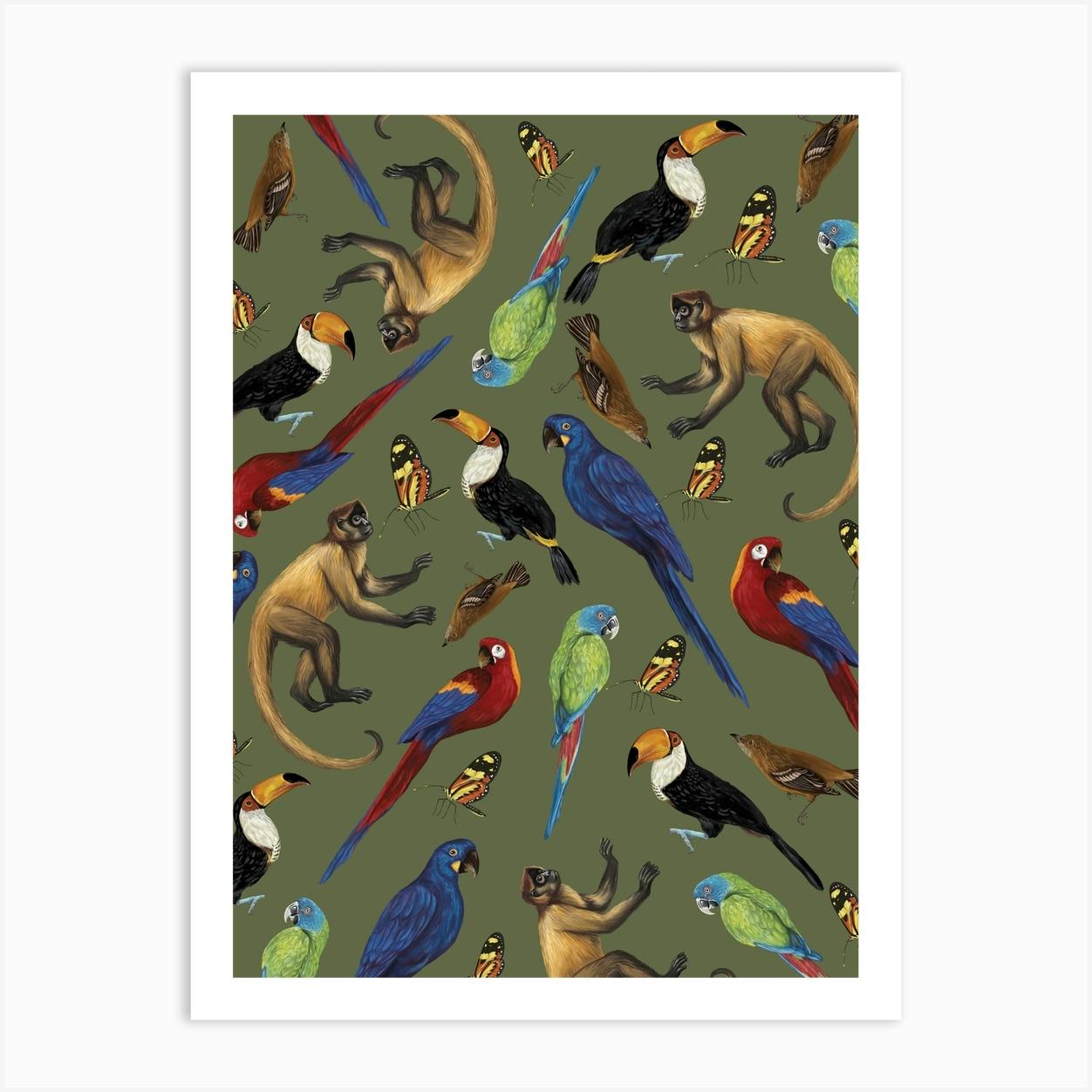 Birds Of Brazil Art Print By Murilo Manzini Fy   5f0ba4ab 6859 41d4 Bf7c 9563bb37e674 