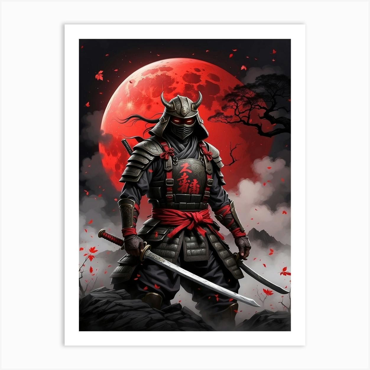 Samurai artwork shop