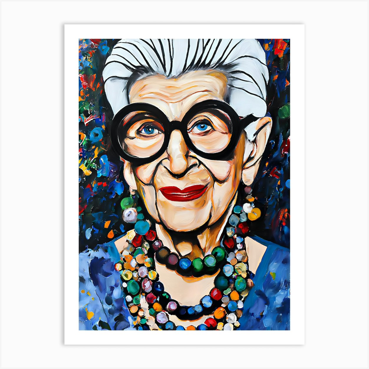 Iris Apfel Art Print by Sobalvarro Fy