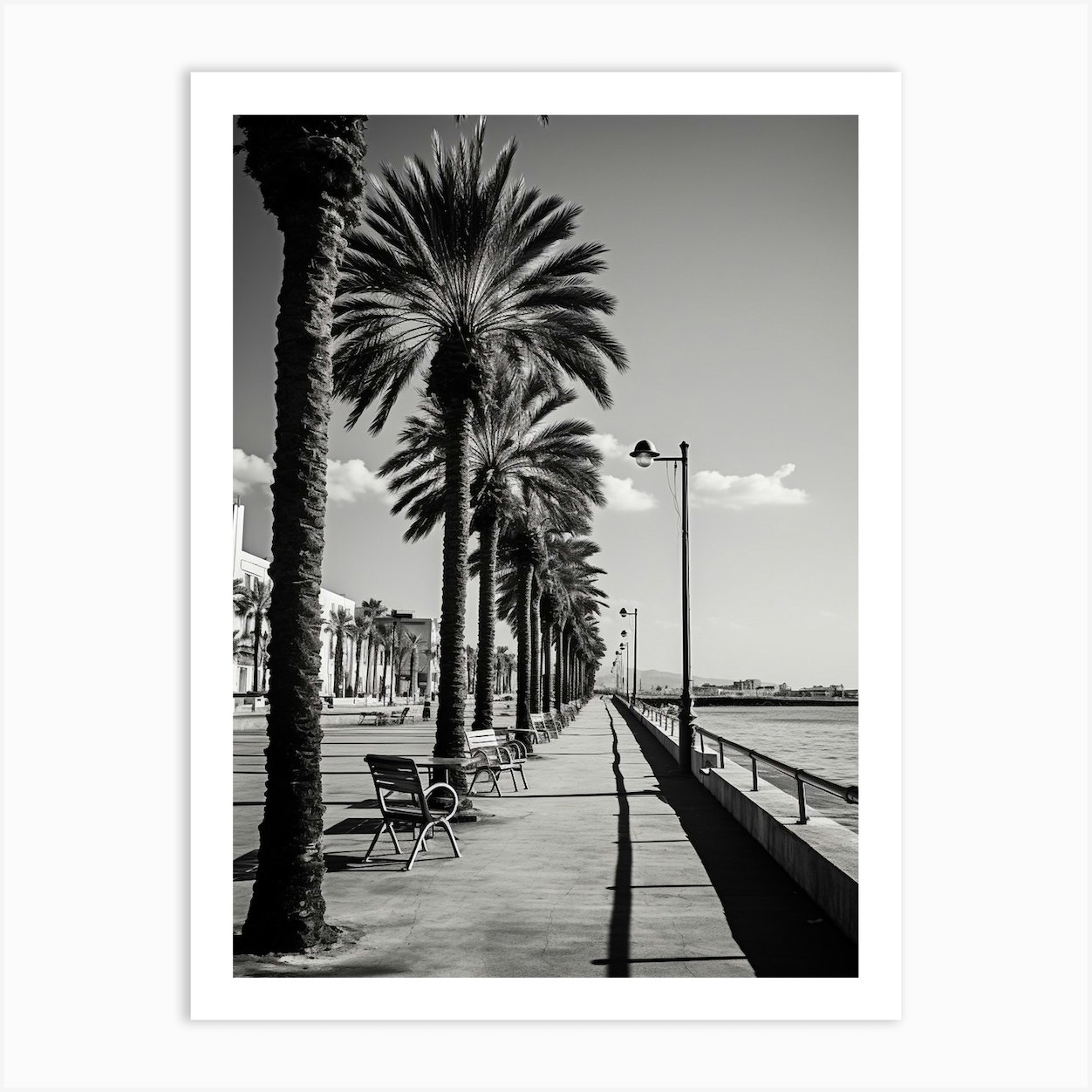 Limassol, Cyprus, Mediterranean Black And White Photography Analogue 3