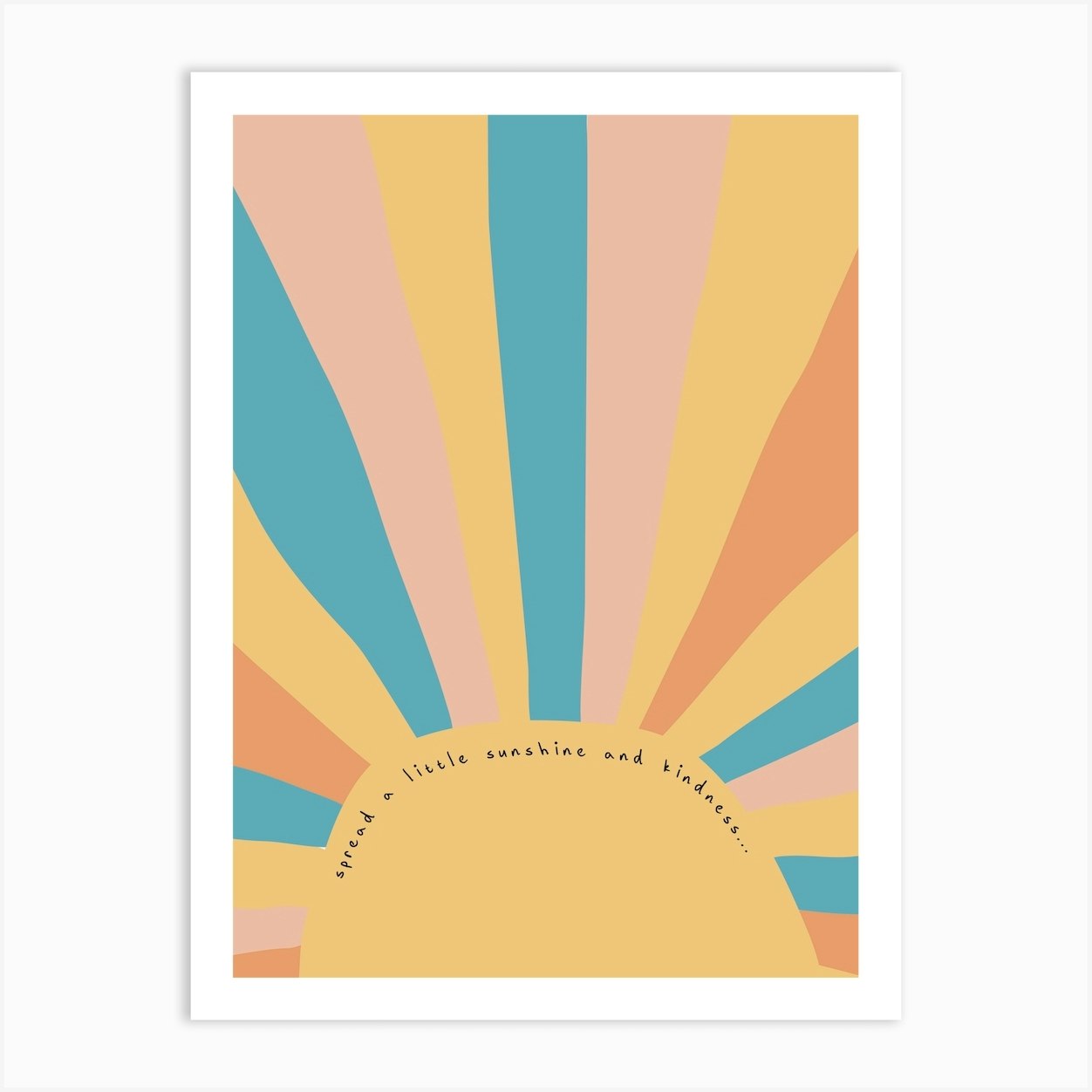 Spread A little Sunshine Art Print by Jessica Eyre - Fy