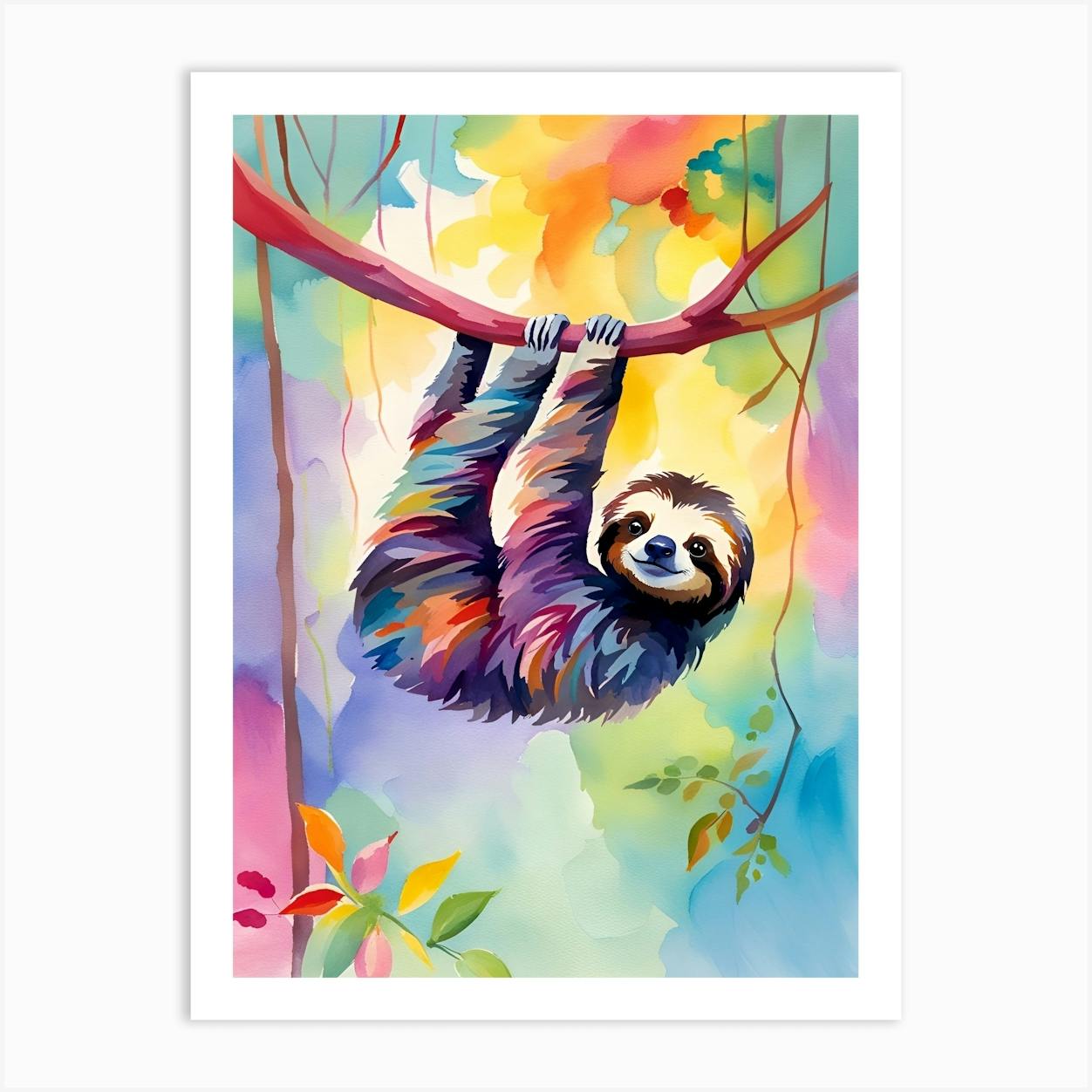 Sloth painting deals