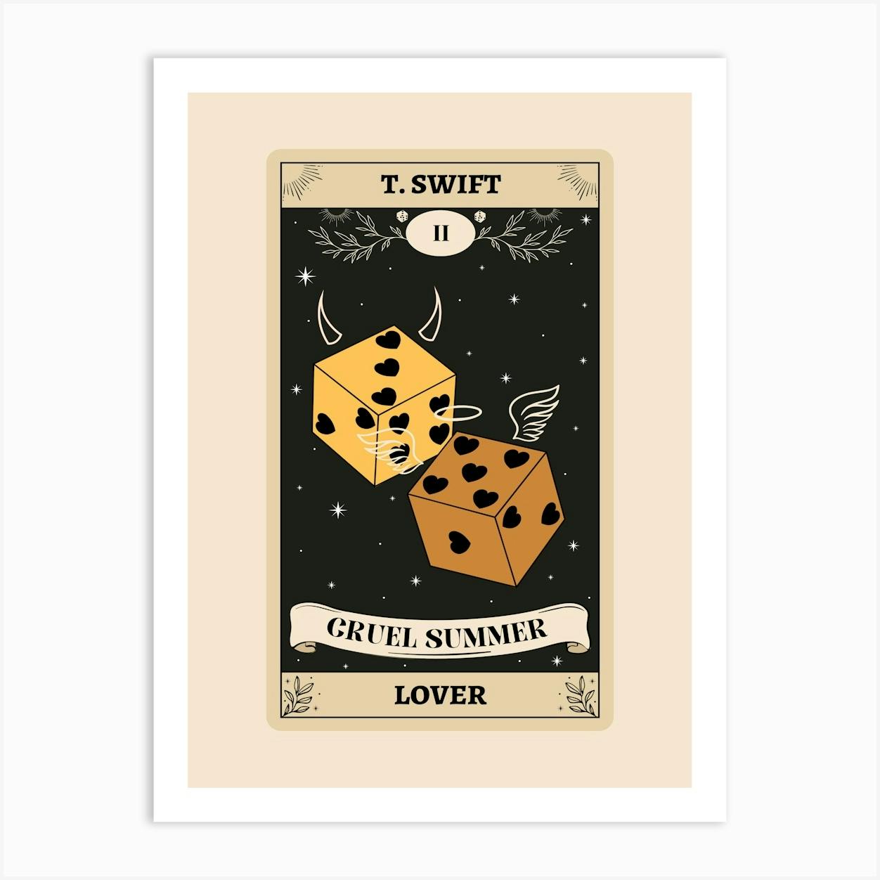 Taylor Swift outlet Cruel Summer Fuzzy dice