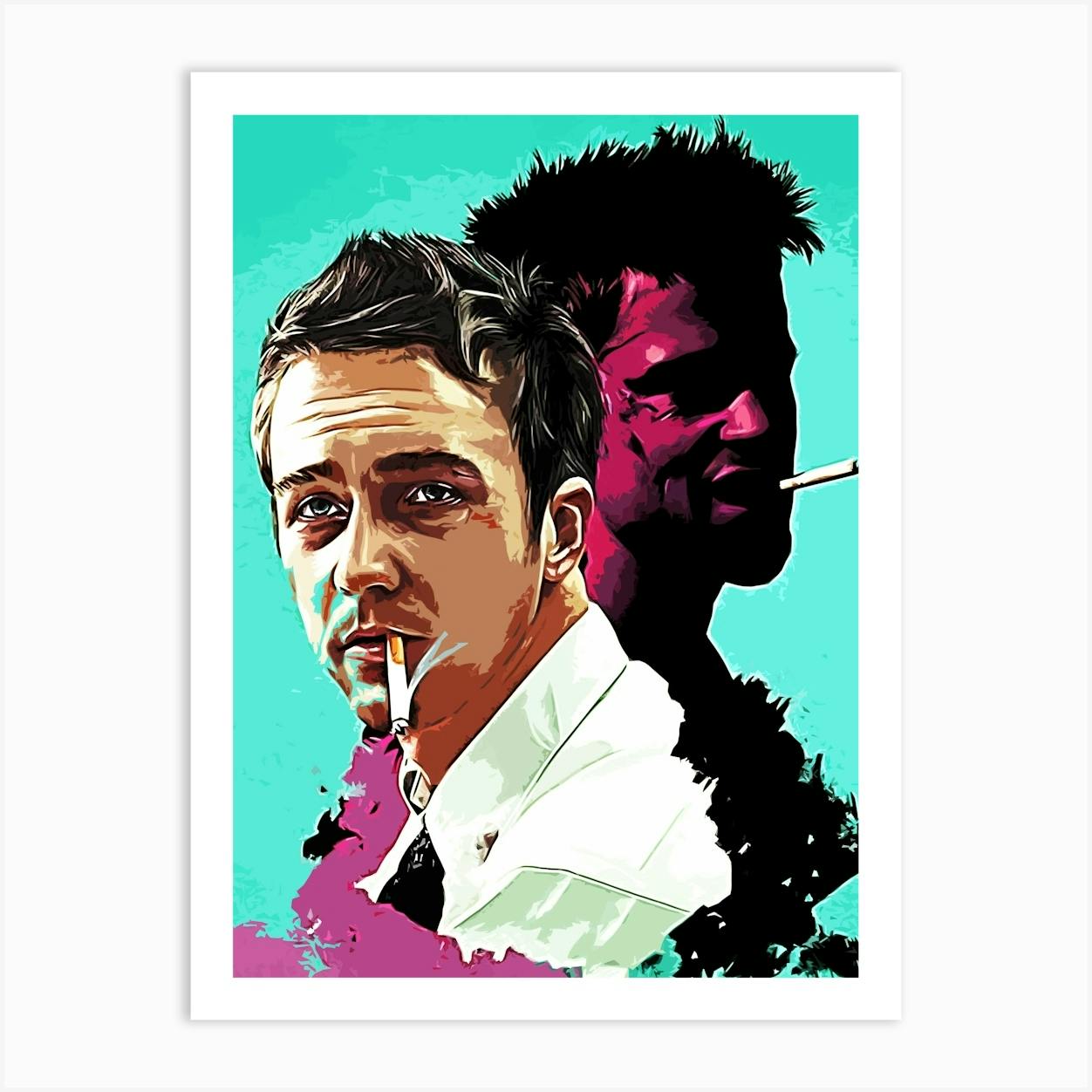 【国産】 fight club Fy - ontoseno by Print Art movies アート・デザイン・音楽