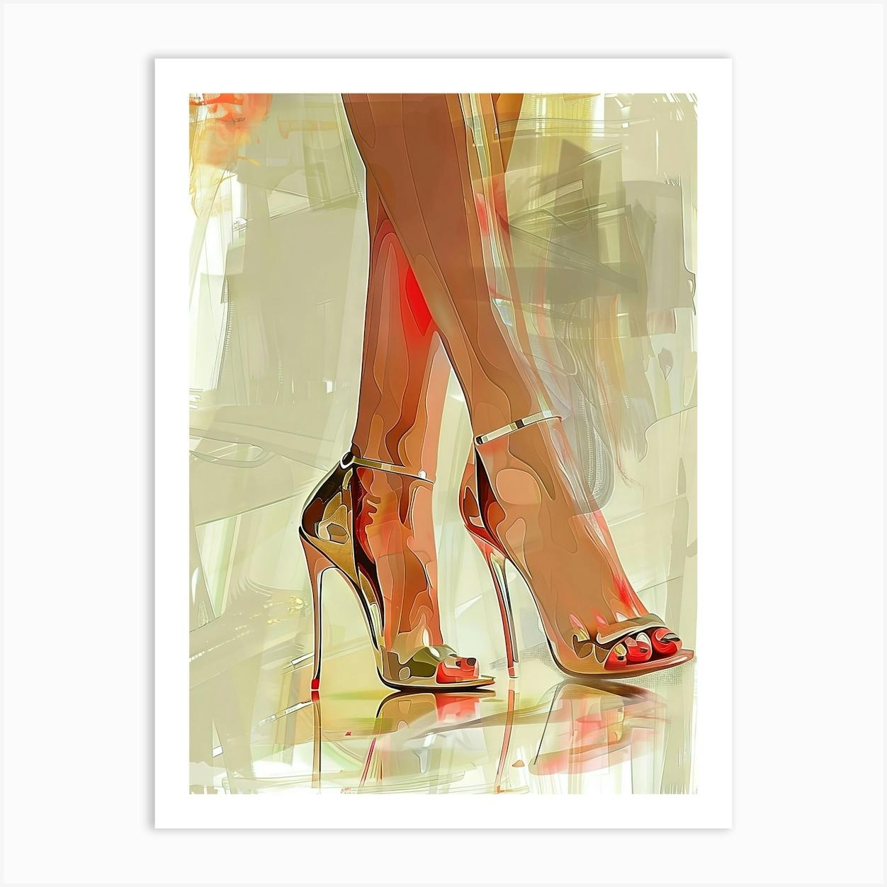 HIGH HEEL CANVAS store