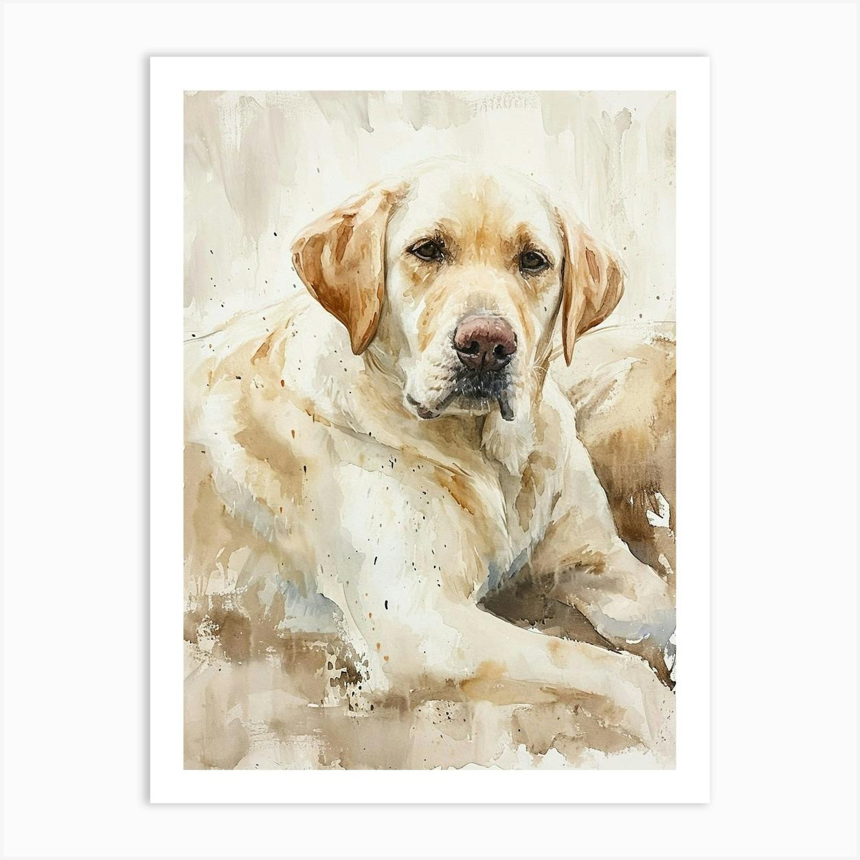 Labrador watercolor sale painting