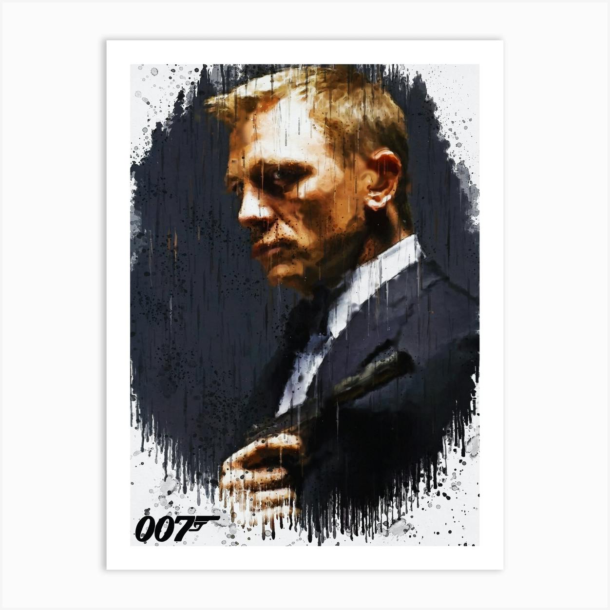 Daniel Craig Is James Bond Art Print By Gunawan.Rb - Fy