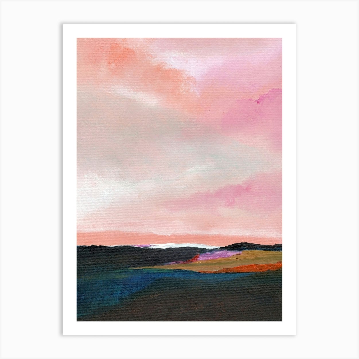 Cerise Sky 2 Art Print By Nikita Jariwala Fy