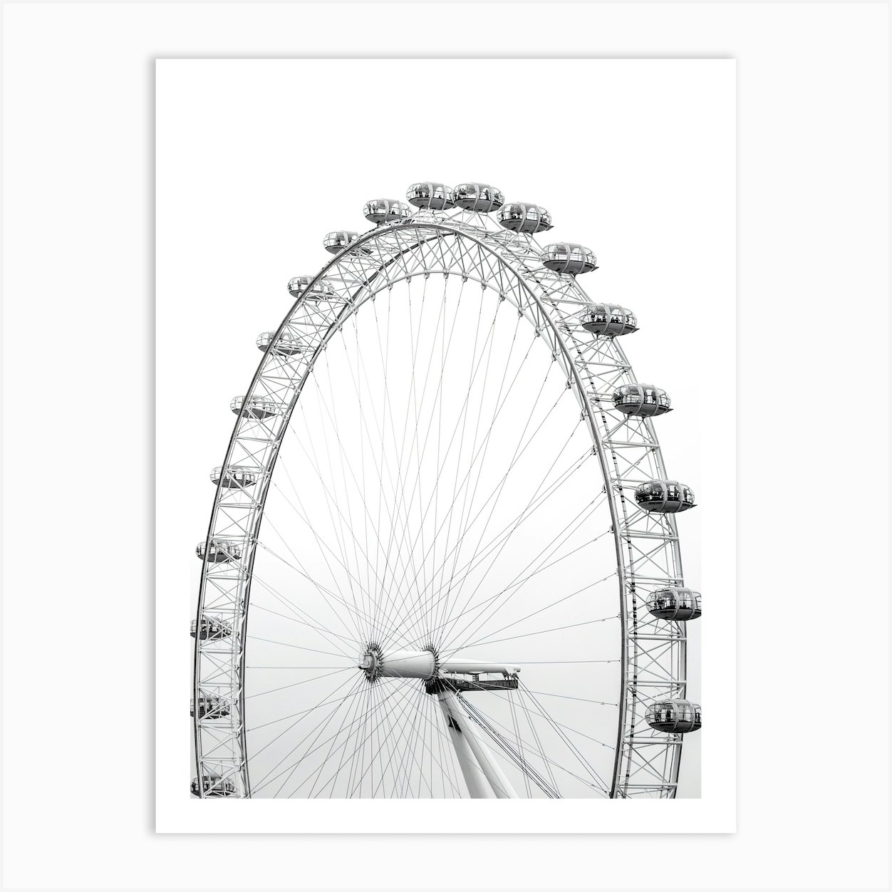 London Eye Art Print by Alexandru Panac - Fy