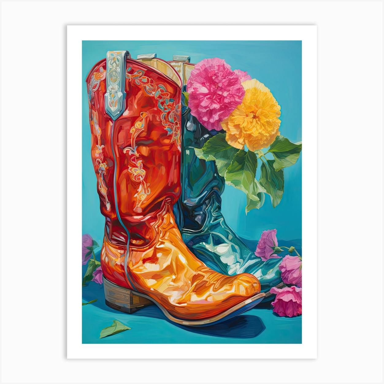 Colourful boots hot sale