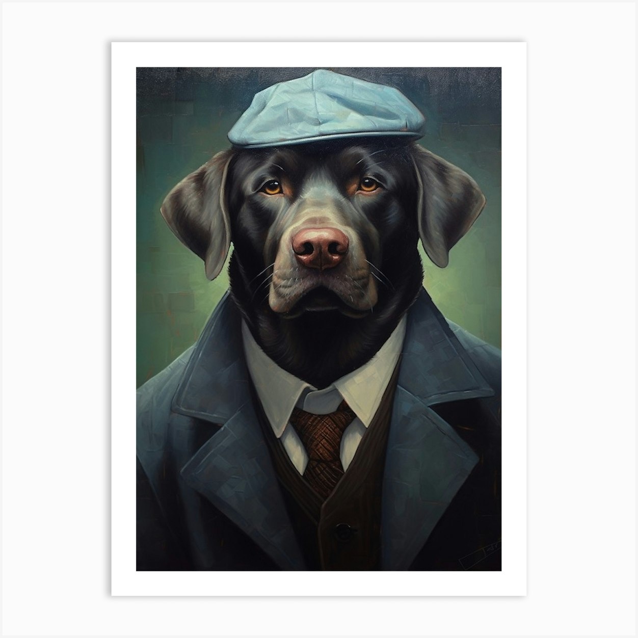 Gangster Dog Labrador 2 Art Print by Woof and Whiskers - Fy