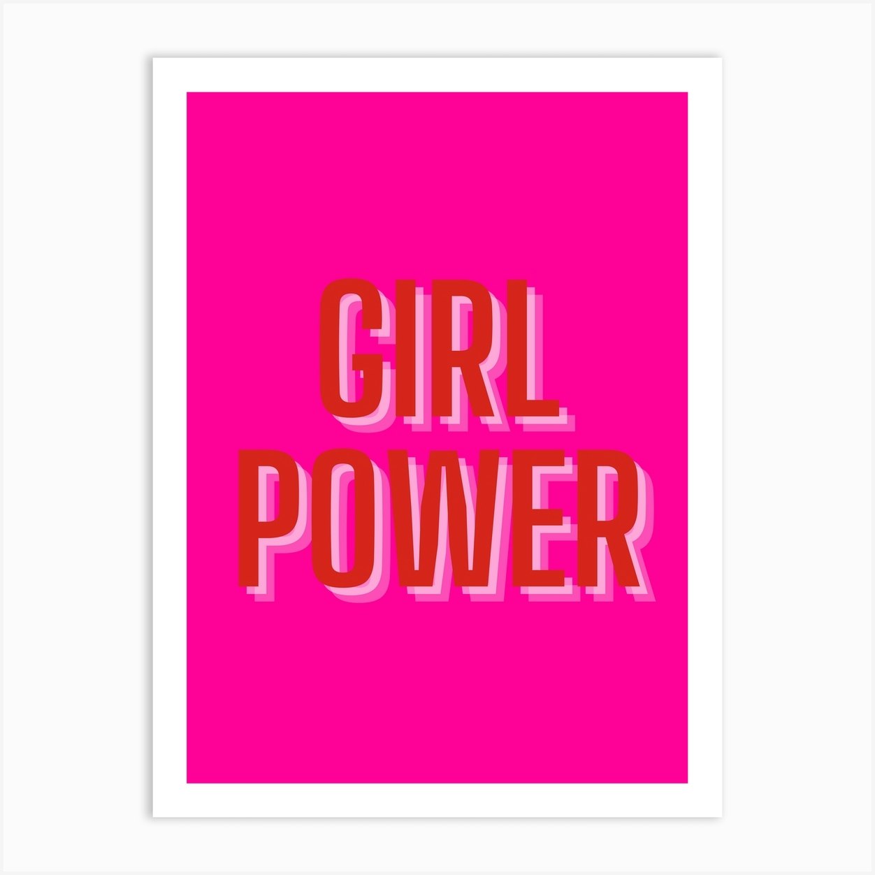 Girl Power Art Print by Henri In The Haus - Fy