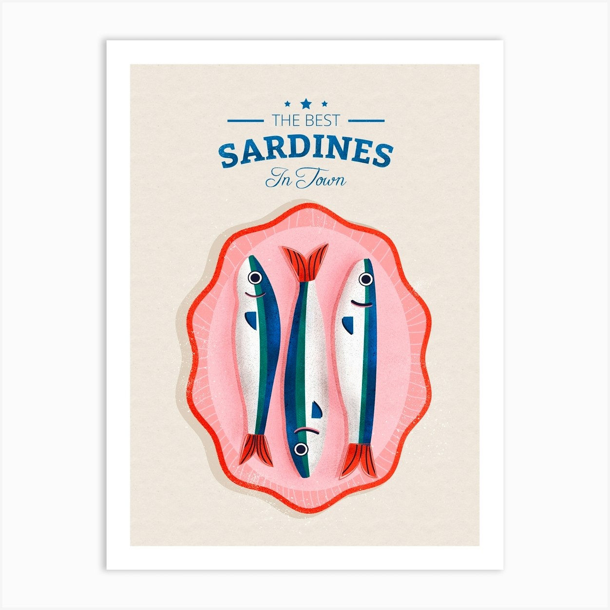 Sardines Art Print by showmemars Fy