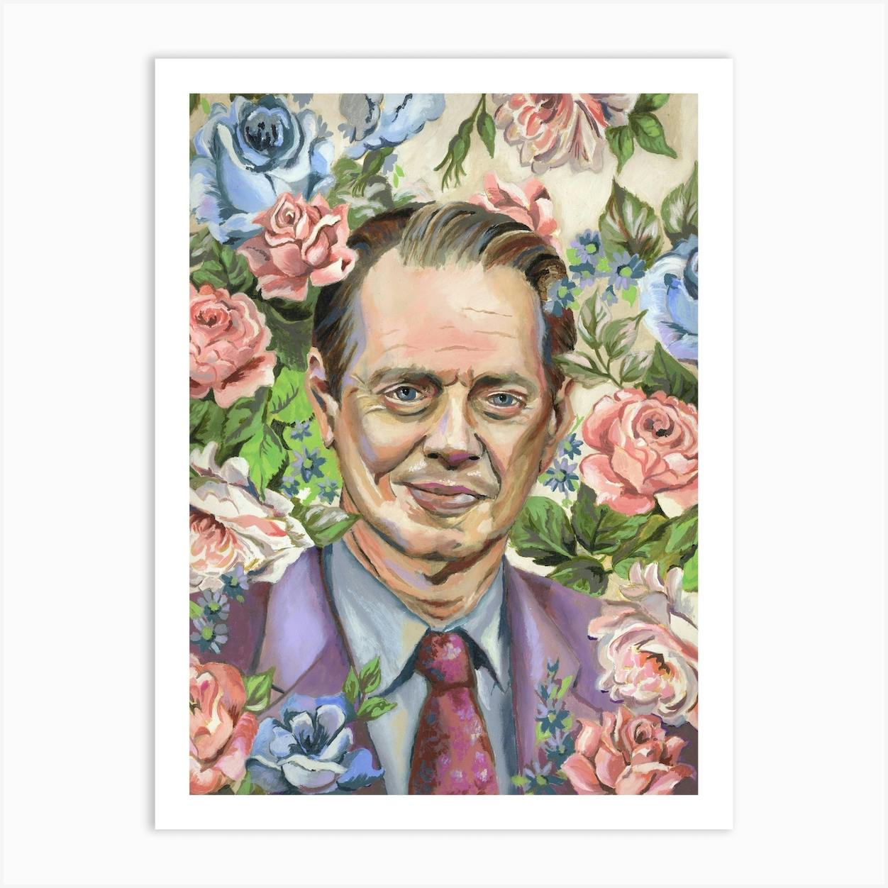 Steve Buscemi Art Print by Heather Perry Fy