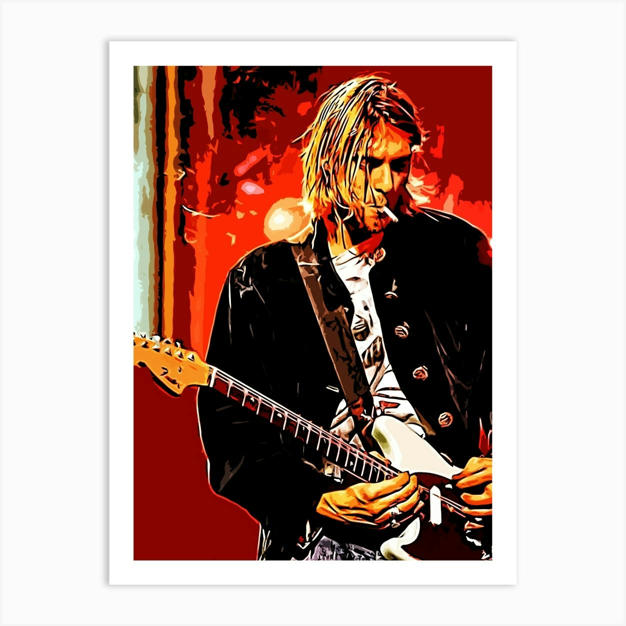 アート・デザイン・音楽 Cobain - nirvana This item is unavailable - Etsy | Kurt cobain art, Nirvana