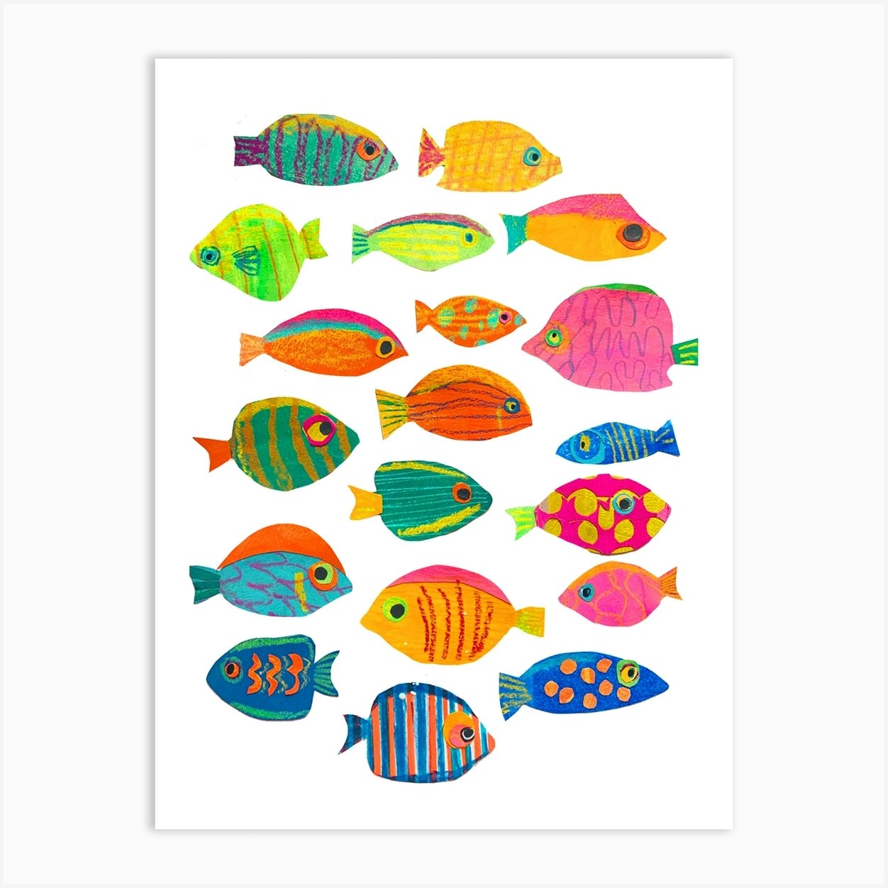 Tropical Fish Art Print by Laura Winstone - Fy