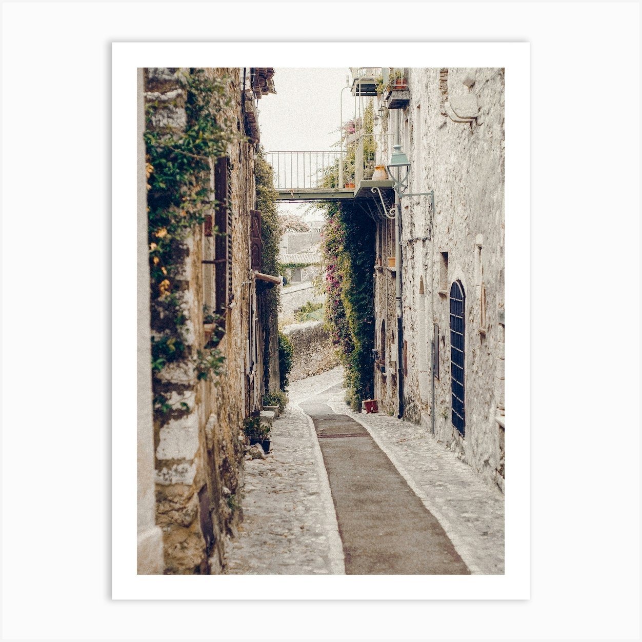 Narrow Alley, Italian Street Art Print by Arteve Gallery - Fy