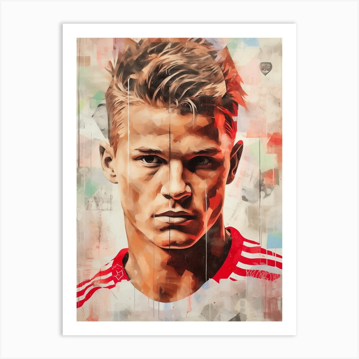 Joshua Kimmich (3) Art Print by deedilyn_sports - Fy