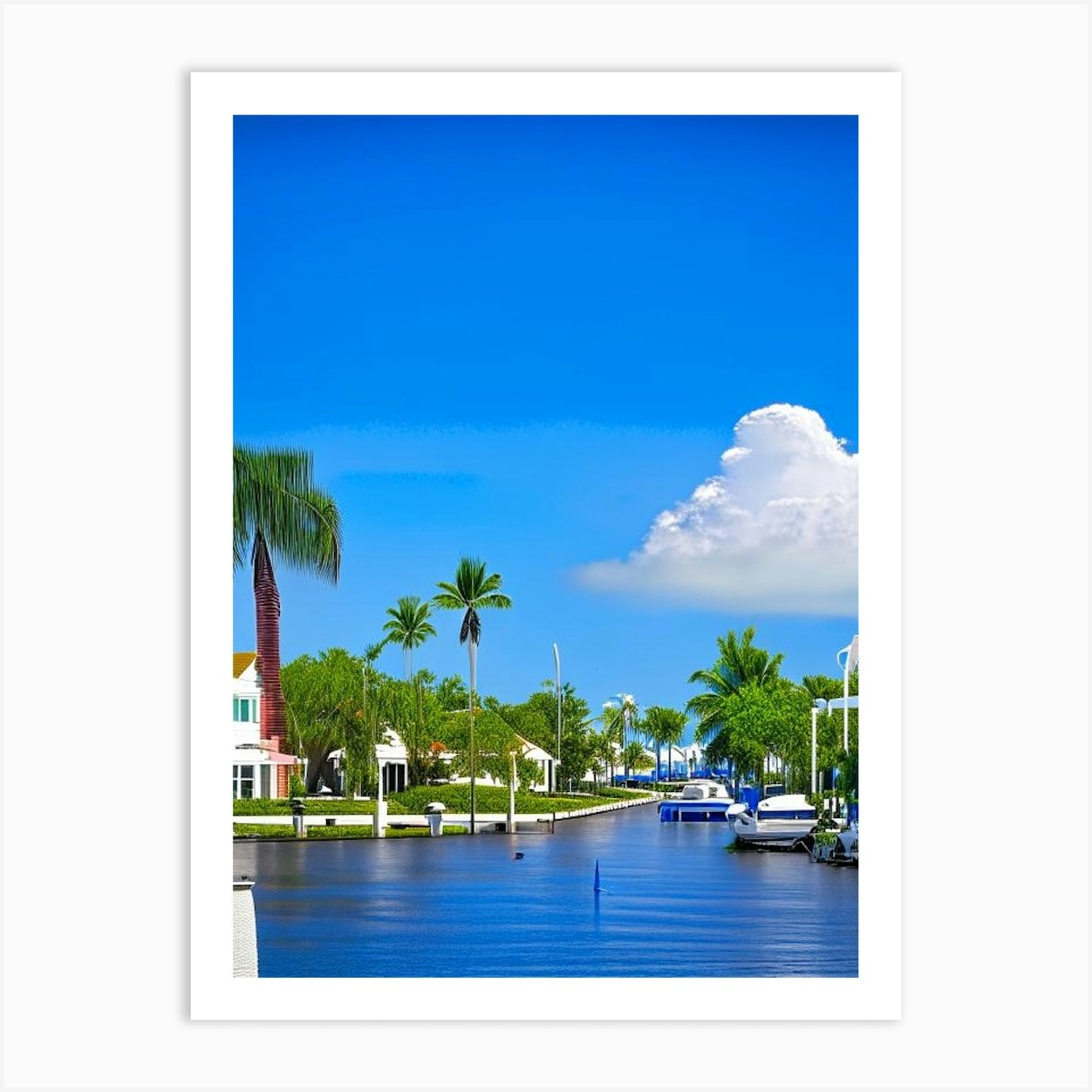 Cape Coral 1 Photography Art Print by US Cityscapes Fy