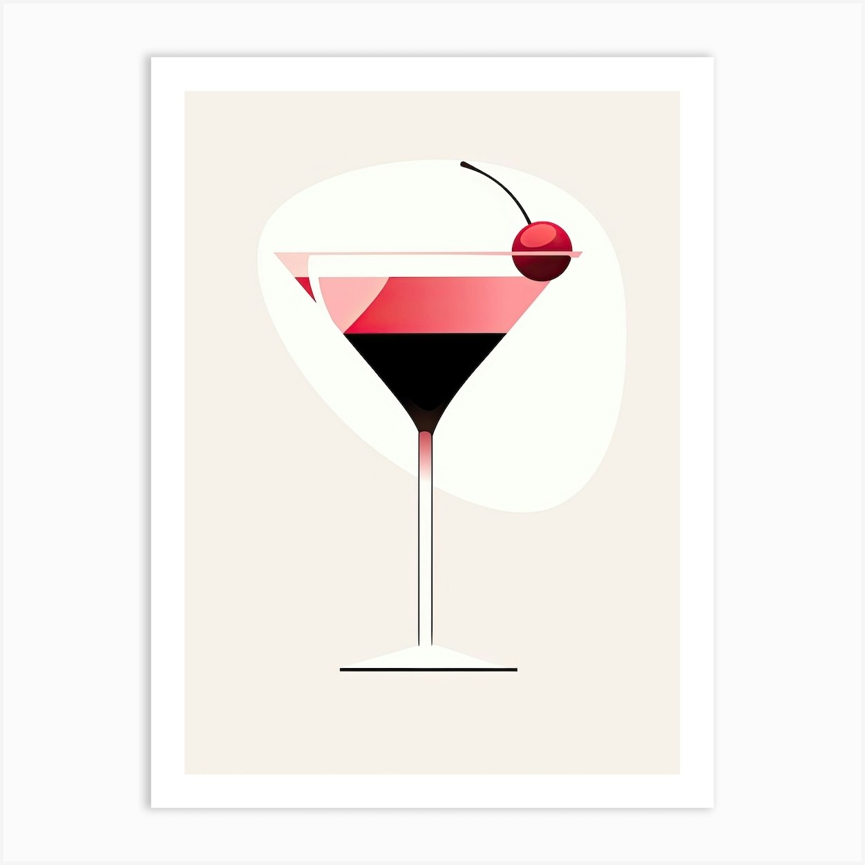 Mid Century Modern French Martini Martini Floral Infusion Cocktail 4 ...