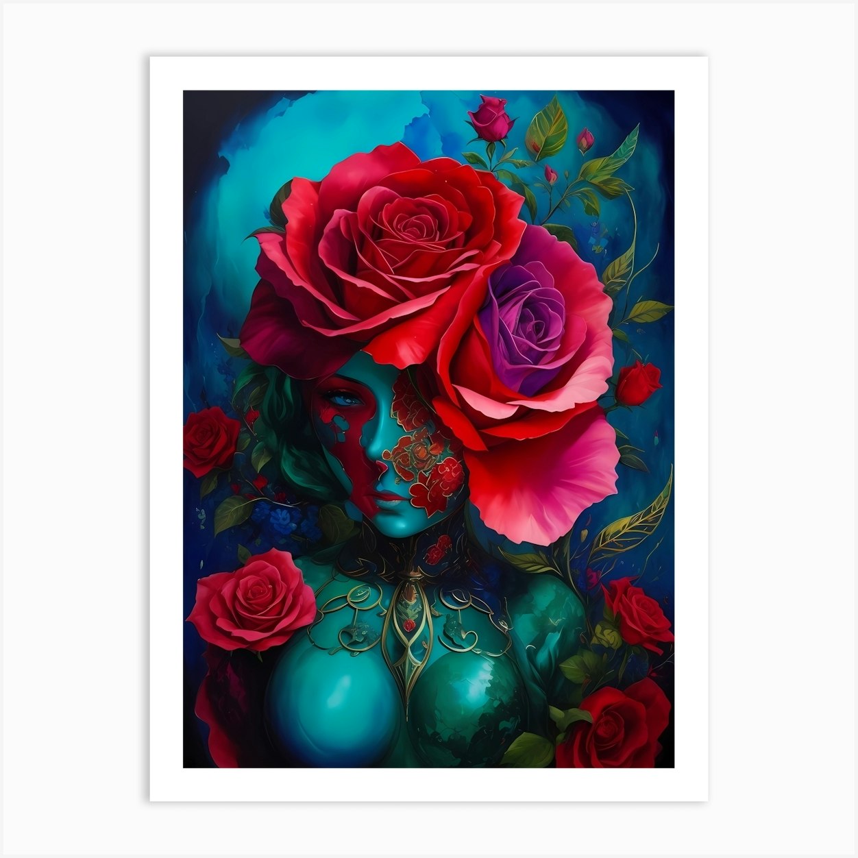 Iron Rose Art Print by Monad Nomad - Fy