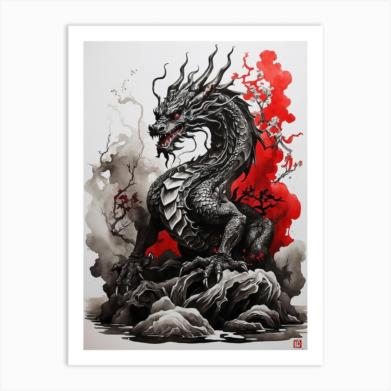 Painting ink hotsell Dragon