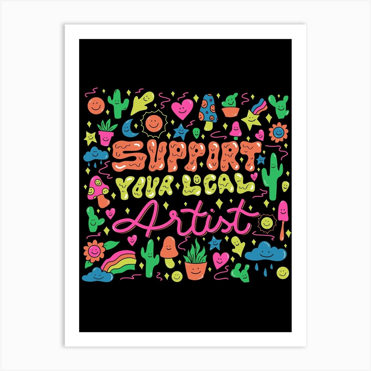 Local Art Print by Doodle By Meg