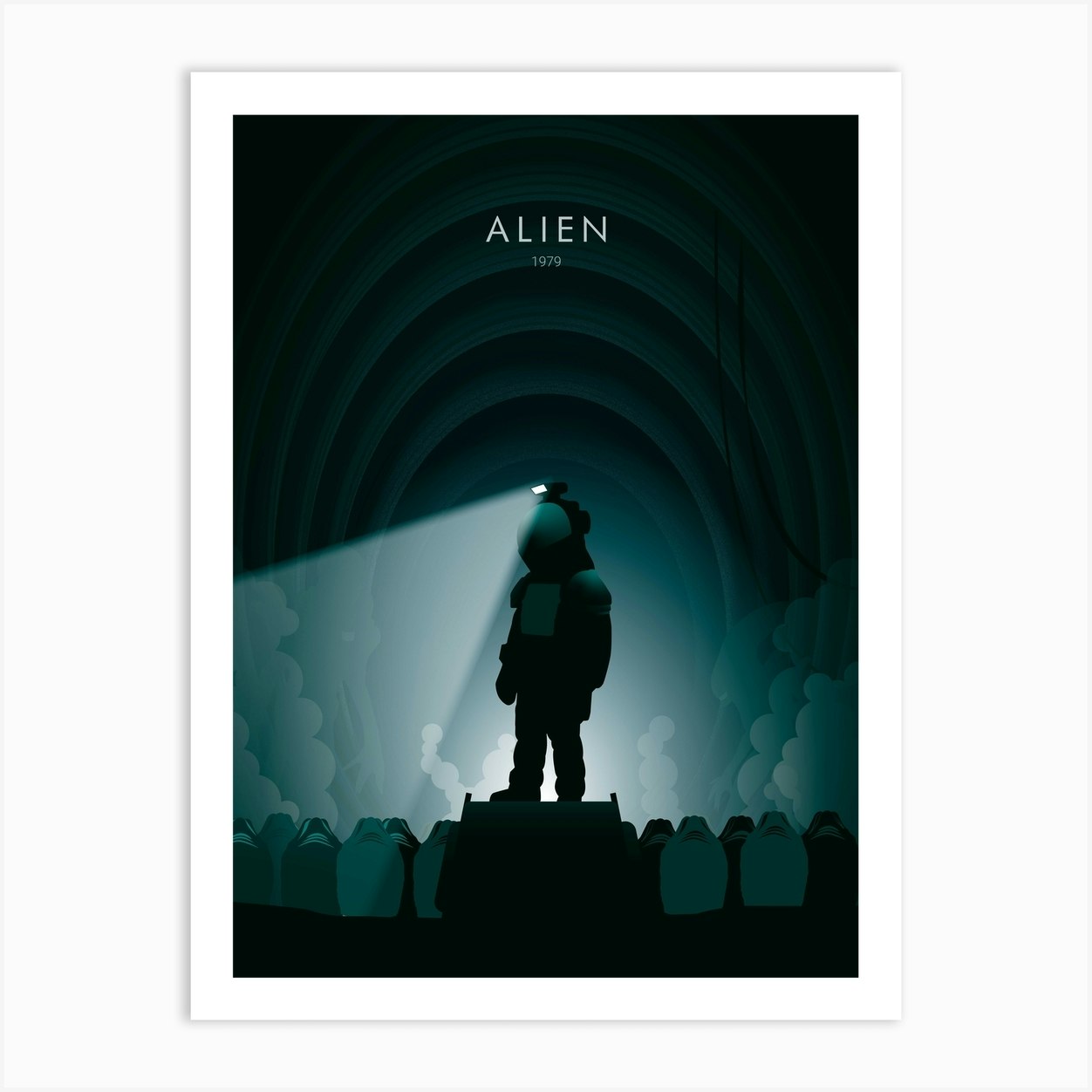 Alien Art Print By Wolf And Rocket Fy