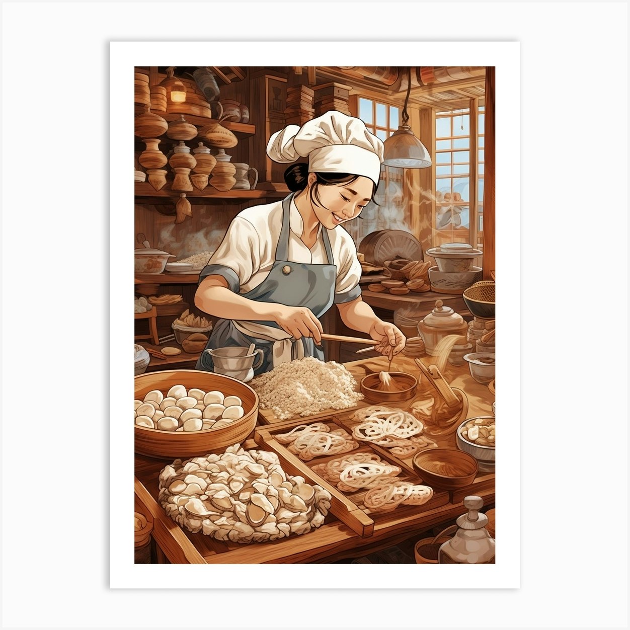 Dumpling Making Chinese New Year 14 Art Print By Chinese New Year Art Dumpling Making Chinese New Year 14 Art Print By Chinese New Year Art