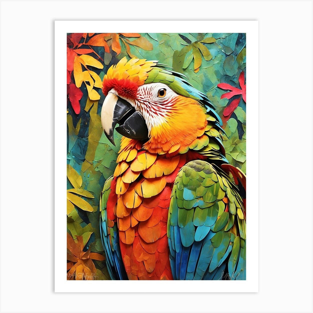 Scarlet Macaw Art Print by OneloveOneArt - Fy